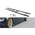 Maxton Design difuzory pod boční prahy pro Audi A7, S7 C7, carbon-Look