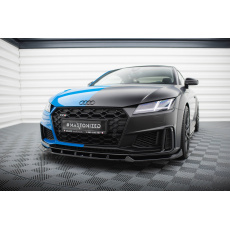 Maxton Design spoiler pod přední nárazník pro Audi TT S 8S Facelift, černý lesklý plast ABS Maxton Design spoiler pod přední nárazník pro Audi TT S 8S Facelift, černý lesklý plast ABS