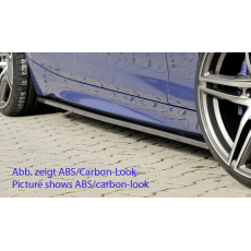 Rieger spoiler pod boční práh mont. strana pravá pro BMW řada 1 F20 sedan / 4-dvéř. vč. faceliftu, r.v. 05/2015-, 09/11-03/2015, plast ABS bez povrchové úpravy