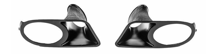 Eventuri rámečky mlhovek pro BMW E39 M5 pro nasávání čerstvého vzduchu