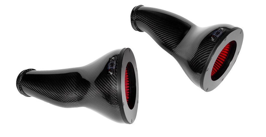 Karbonové venturi airboxy kitu Eventuri pro BMW M5 G90